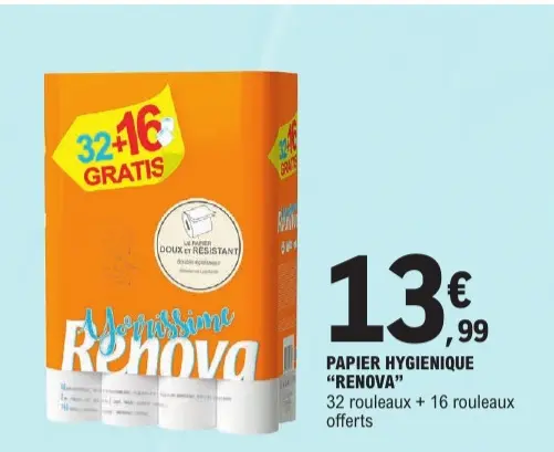 Offre: Papier hygienique