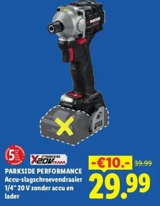 Aanbieding: Accu-slagschroevendraaier