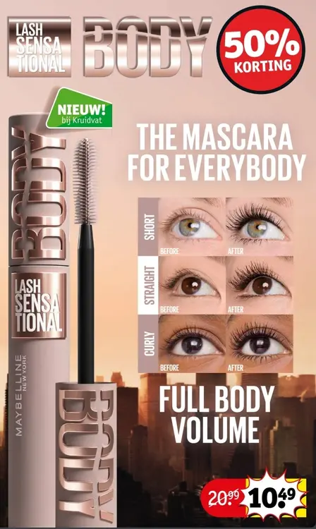 Aanbieding: Lash Sensational Full Body Volume Mascara