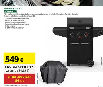 Offre: BARBECOOK - LUCA 312