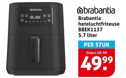 Aanbieding: heteluchtfriteuse