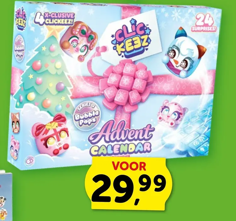 Aanbieding: Clickeez Advent Calendar