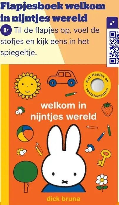 Aanbieding: Dick Bruna Flapjesboek Welkom in Nijntjes Wereld
