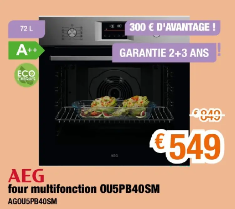Offre: lave-vaisselle enc FES5368XZM