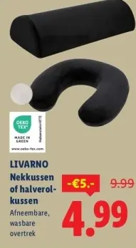 Aanbieding: Nekkussen of halfrolkussen