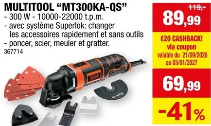 Offre: Multitool "MT300KA-QS"