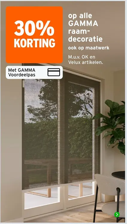 Aanbieding: GAMMA raamdecoratie