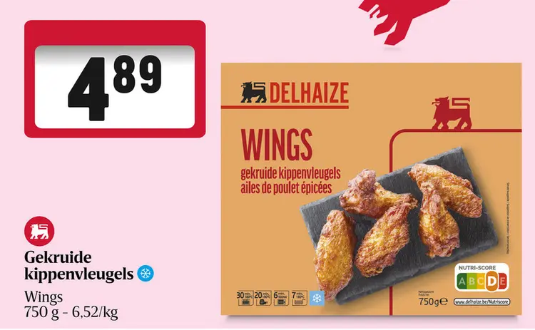 Aanbieding: Gekruide kippenvleugels