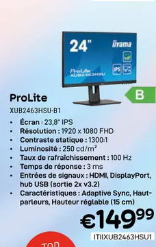 Offre: ProLite XU2793HSU-B6