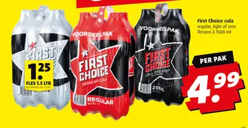 Aanbieding: First Choice cola