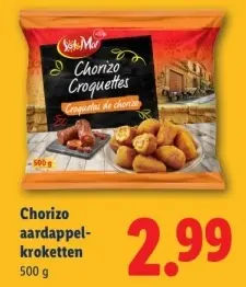 Aanbieding: Chorizo aardappelkroketten