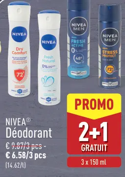 Offre: Nivea deodorant