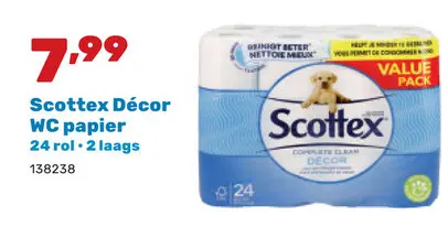 Promotie: Scottex Décor WC papier