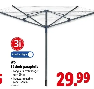 Offre: Séchoir parapluie
