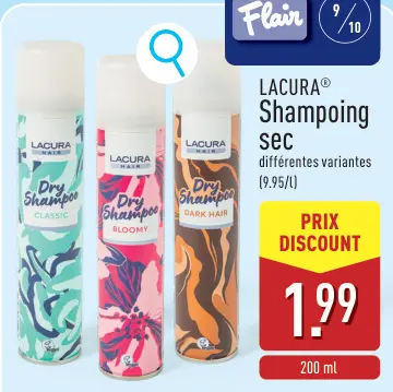 Offre: Shampoing Sec