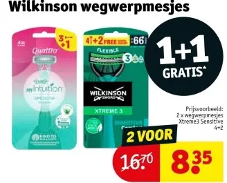 Promotie: Wilkinson wegwerpmesjes