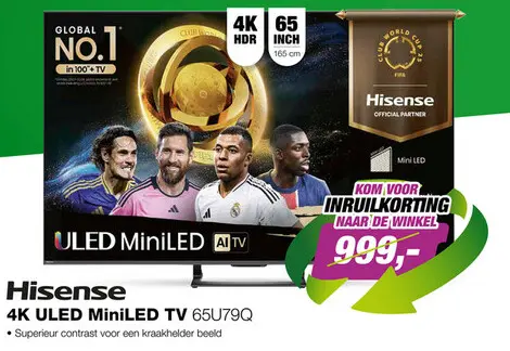Aanbieding: Hisense 65U79Q TV (2025)