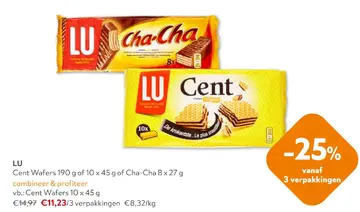 Aanbieding: LU Cent Wafers