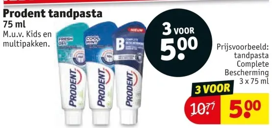 Aanbieding: tandpasta