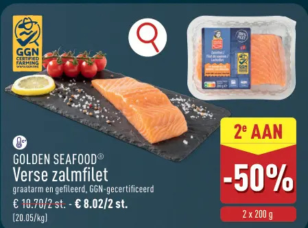 Promotie: Verse zalmfilet