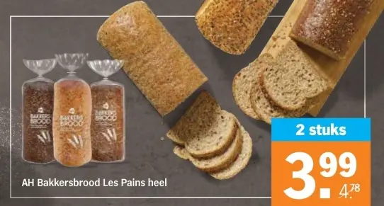 Aanbieding: Bakkersbrood Les Pains heel