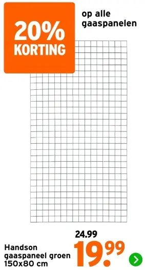 Aanbieding: Alle gaaspanelen