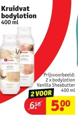 Promotie: bodylotion