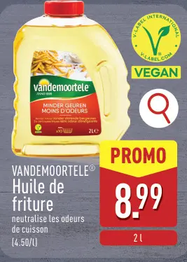 Offre: VANDEMOORTELE Huile de friture