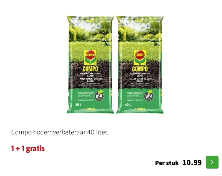 Promotie: Compo bodemverbeteraar
