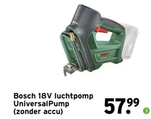 Aanbieding: 18V luchtpomp UniversalPump