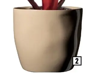 Aanbieding: SOENDGEN Bloempot Arona keramiek beige Ø 13 cm H 12 cm