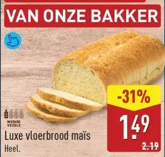 Aanbieding: Luxe vloerbrood maïs