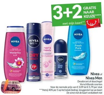 Aanbieding: Nivea of Nivea Men Deodorant of douchegel
