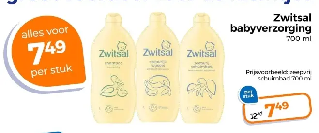 Aanbieding: Babyverzorging
