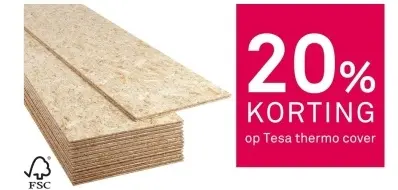 Aanbieding: KORTING op Tesa thermo cover