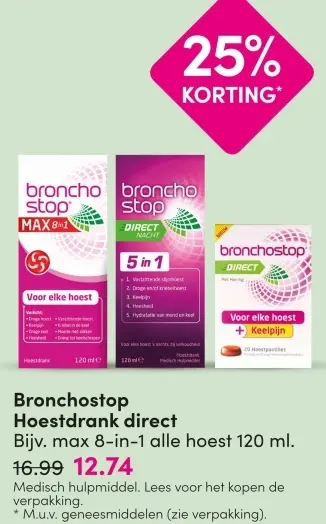 Aanbieding: Bronchostop Hoestdrank direct