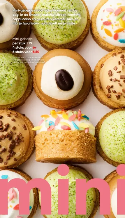 Aanbieding: Mini-gebakjes