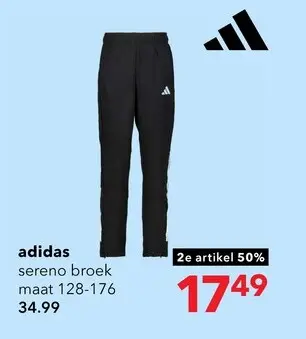 Aanbieding: Adidas J Sere PT kinder joggingbroek zwart