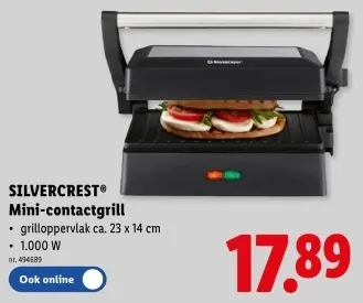 Promotie: Mini-contactgrill