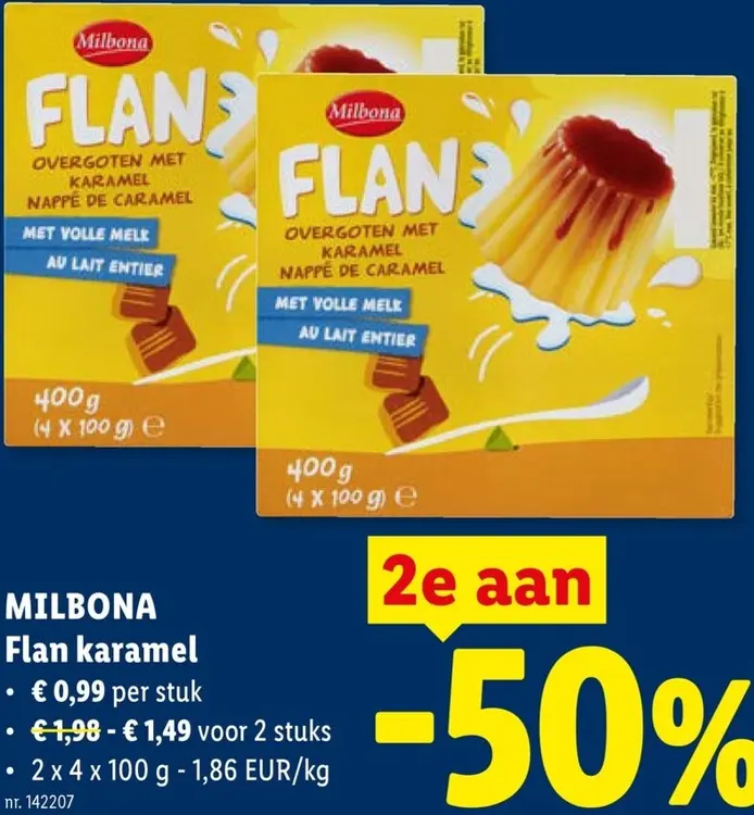 Promotie: Flan karamel