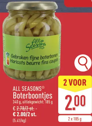 Promotie: Boterboontjes