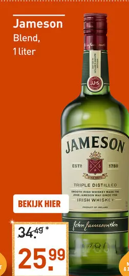 Aanbieding: Jameson 100CL
