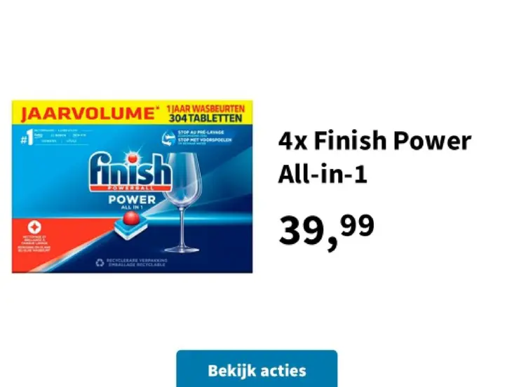 Promotie: Finish Power All-in-1