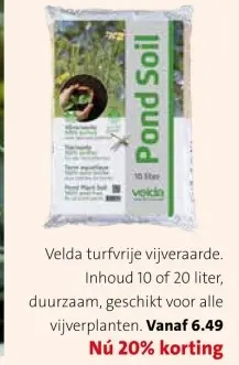 Aanbieding: Velda turfvrije vijveraarde