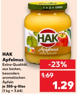 Aanbieding: Apfelmus