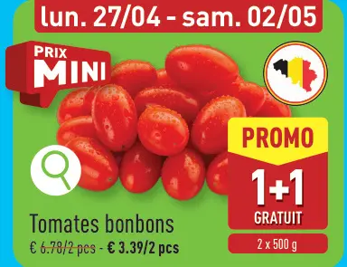 Offre: Tomates bonbons