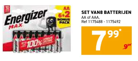 Promotie: Batterijen