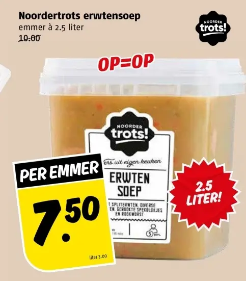 Aanbieding: Noordertrots erwtensoep