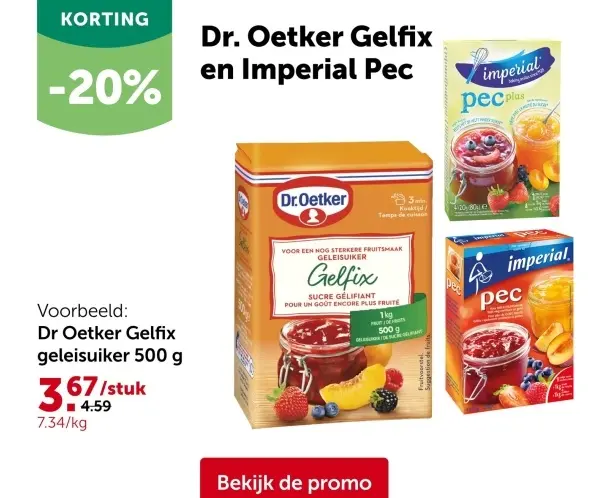 Promotie: Gelfix en Imperial Pec
