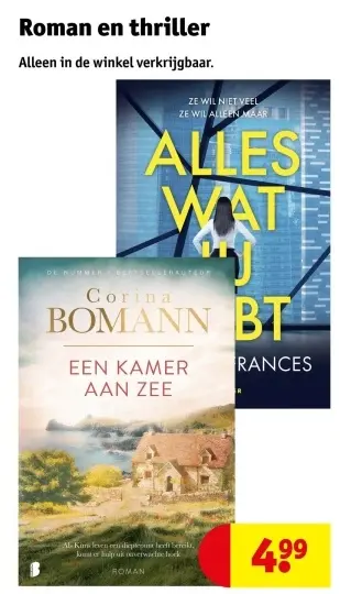 Aanbieding: Roman en thriller